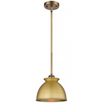 Adirondack Stem Hung Pendant - Brushed Brass