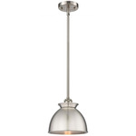 Adirondack Stem Hung Pendant - Brushed Satin Nickel