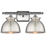 Adirondack Bathroom Vanity Light - Brushed Satin Nickel