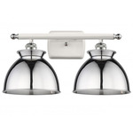 Adirondack Bathroom Vanity Light - White / Polished Chrome