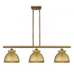 Adirondack Cord Hung Island Pendant - Brushed Brass