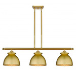 Adirondack Cord Hung Island Pendant - Satin Gold