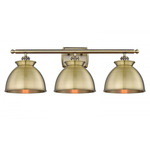 Adirondack Bathroom Vanity Light - Antique Brass