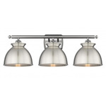 Adirondack Bathroom Vanity Light - Brushed Satin Nickel
