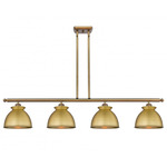 Adirondack Cord Hung Island Pendant - Brushed Brass