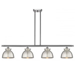 Adirondack Cord Hung Island Pendant - Brushed Satin Nickel