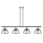 Adirondack Cord Hung Island Pendant - Polished Chrome
