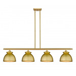 Adirondack Cord Hung Island Pendant - Satin Gold