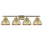 Adirondack Bathroom Vanity Light - Antique Brass