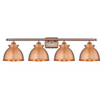 Adirondack Bathroom Vanity Light - Antique Copper