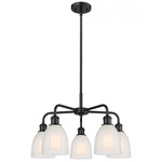 Brookfield Chandelier - Matte Black / White