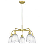 Brookfield Chandelier - Satin Gold / Clear