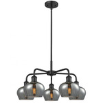 Fenton Chandelier - Oil Rubbed Bronze / Smoked