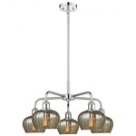 Fenton Chandelier - Polished Chrome / Mercury
