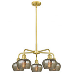 Fenton Chandelier - Satin Gold / Mercury