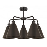 Ballston Cone Convertible Chandelier - Oil Rubbed Bronze