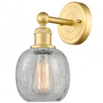 Belfast Wall Sconce - Satin Gold / Clear Crackle