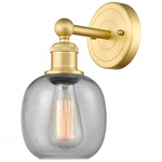 Belfast Wall Sconce - Satin Gold / Clear Seedy