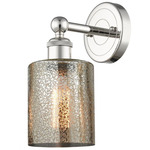 Cobbleskill Round Canopy Wall Sconce - Polished Nickel / Mercury