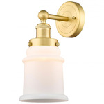 Canton Wall Sconce - Satin Gold / Matte White