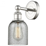 Caledonia Wall Sconce - Polished Nickel / Charcoal