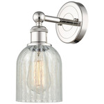 Caledonia Wall Sconce - Polished Nickel / Mouchette