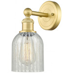 Caledonia Wall Sconce - Satin Gold / Mouchette