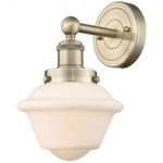 Oxford Wall Sconce - Antique Brass / Matte White