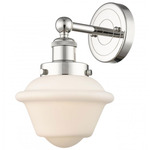 Oxford Wall Sconce - Polished Nickel / Matte White