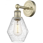 Cindyrella Wall Sconce - Antique Brass / Clear Seedy