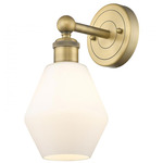 Cindyrella Wall Sconce - Brushed Brass / Matte White