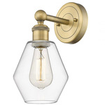 Cindyrella Wall Sconce - Brushed Brass / Clear