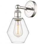 Cindyrella Wall Sconce - Polished Nickel / Clear