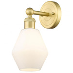 Cindyrella Wall Sconce - Satin Gold / Matte White