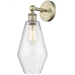 Cindyrella Wall Sconce - Antique Brass / Clear Seedy