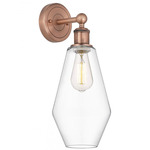 Cindyrella Wall Sconce - Antique Copper / Clear