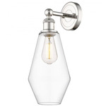 Cindyrella Wall Sconce - Polished Nickel / Clear