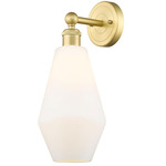 Cindyrella Wall Sconce - Satin Gold / Matte White