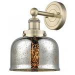 Bell Stem Wall Sconce - Antique Brass / Mercury