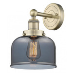 Bell Stem Wall Sconce - Antique Brass / Smoked