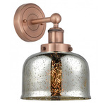 Bell Stem Wall Sconce - Antique Copper / Mercury