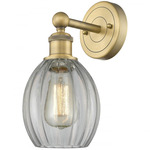 Eaton Wall Light - Brushed Brass / Clear