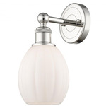 Eaton Wall Light - Polished Nickel / Matte White