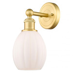 Eaton Wall Light - Satin Gold / Matte White