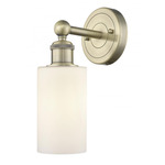 Clymer Wall Sconce - Antique Brass / Matte White