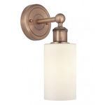 Clymer Wall Sconce - Antique Copper / Matte White
