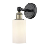 Clymer Wall Sconce - Matte Black / Antique Brass / Matte White