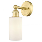 Clymer Wall Sconce - Satin Gold / Matte White