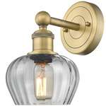 Fenton Wall Sconce - Brushed Brass / Clear