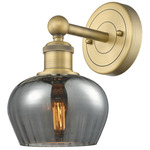 Fenton Wall Sconce - Brushed Brass / Smoked
